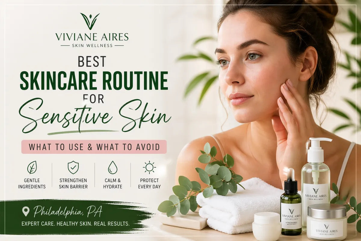 skincare routine for sensitive skin gentle products