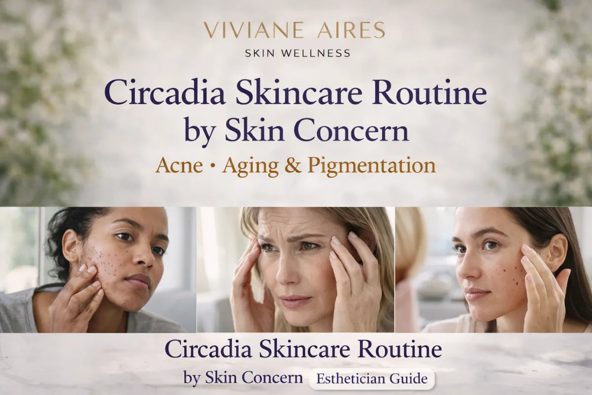 Circadia skincare routine by skin concern curated by a licensed esthetician in Philadelphia