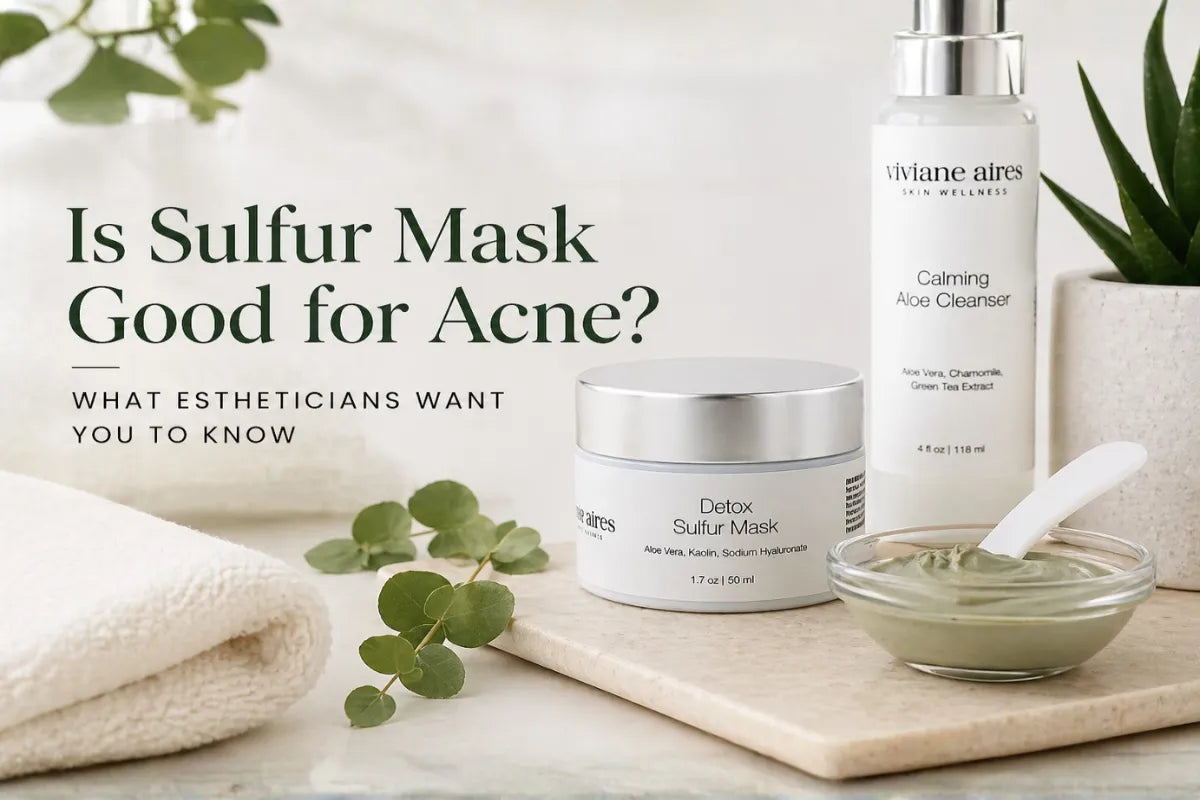 sulfur mask for acne-prone skin and breakouts