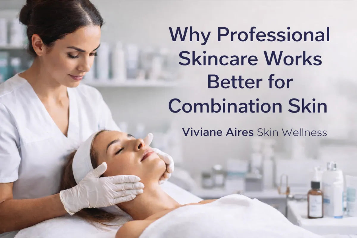 Professional skincare routine for combination skin in Philadelphia