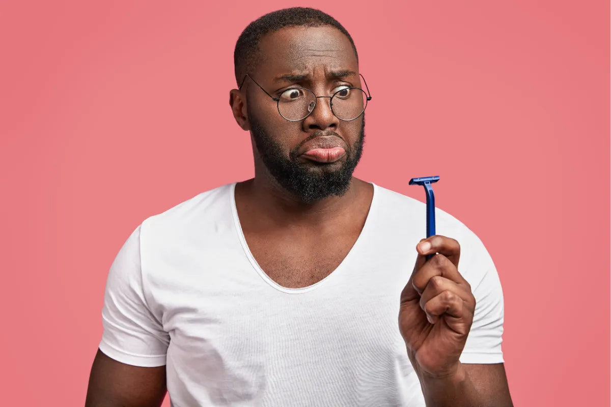 Simple 3-step skincare routine for men cleanser treatment moisturizer