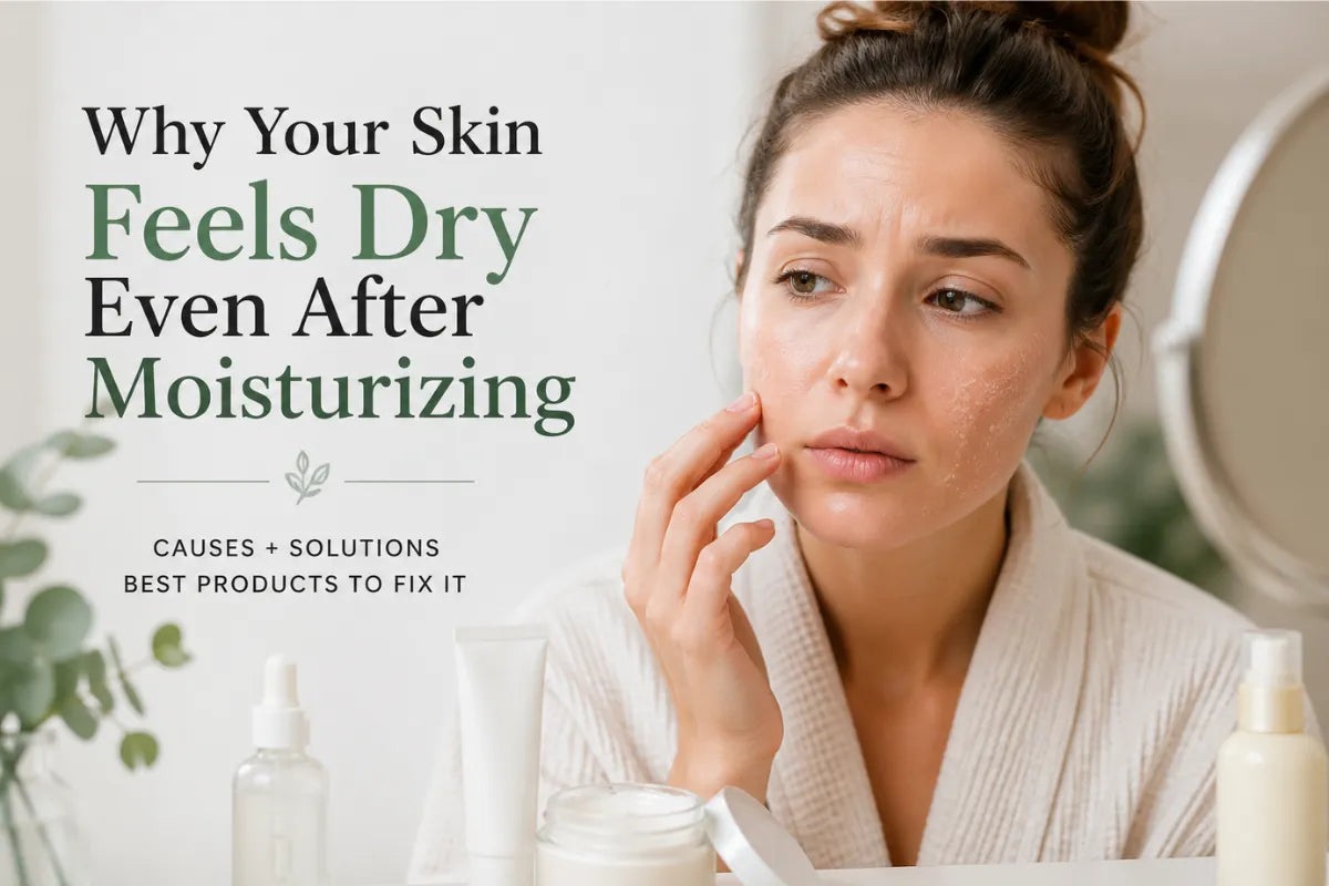 why skin feels dry after moisturizing causes and solutions