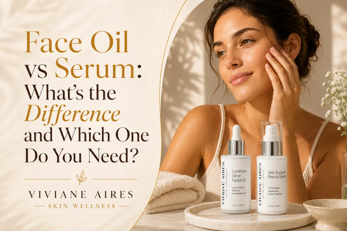  Face oil vs serum skincare routine for dry and glowing skin