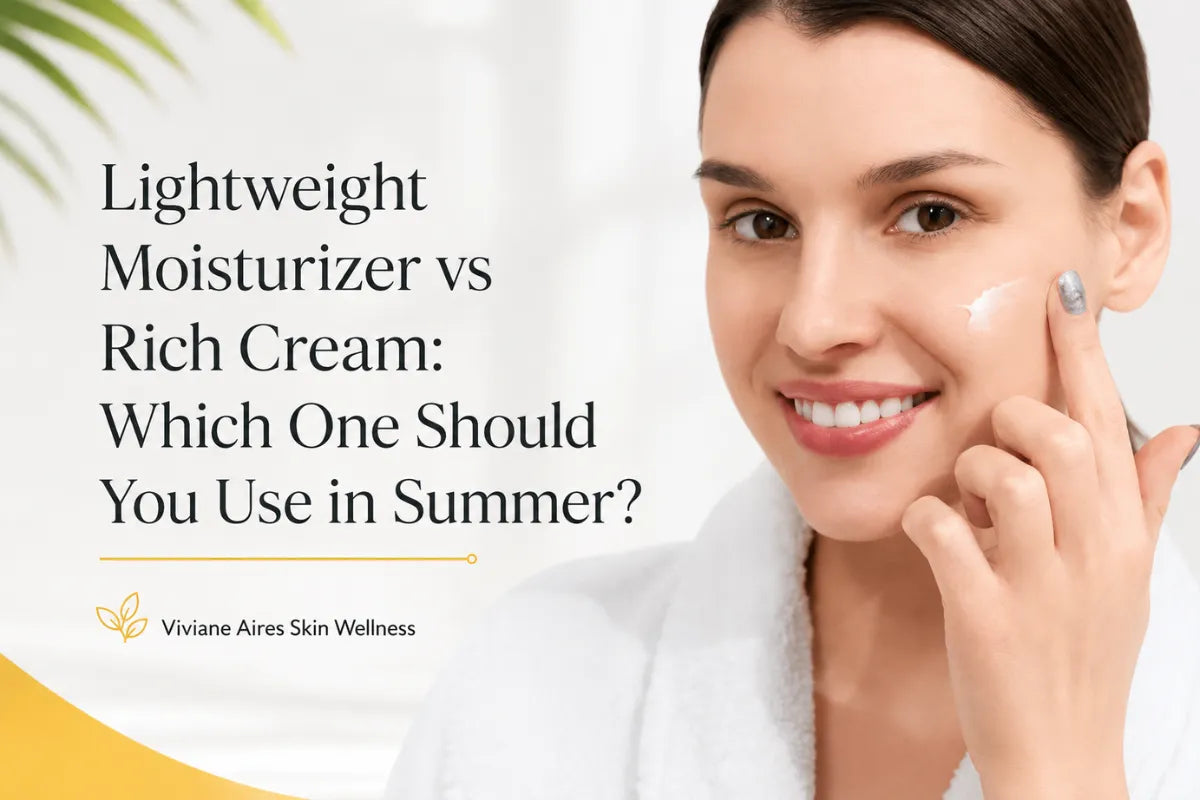  Lightweight moisturizer vs rich cream for summer skincare routine