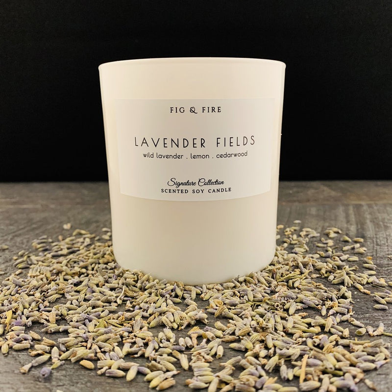 Fig & Fire Lavender Fields - Candle